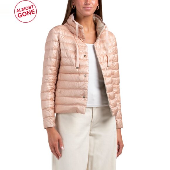 HERNO Beige Reversible Down Jacket - Picture 1 of 2